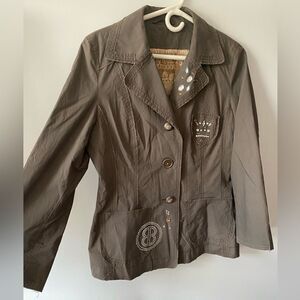 Betty barclay rhinestone jacket light